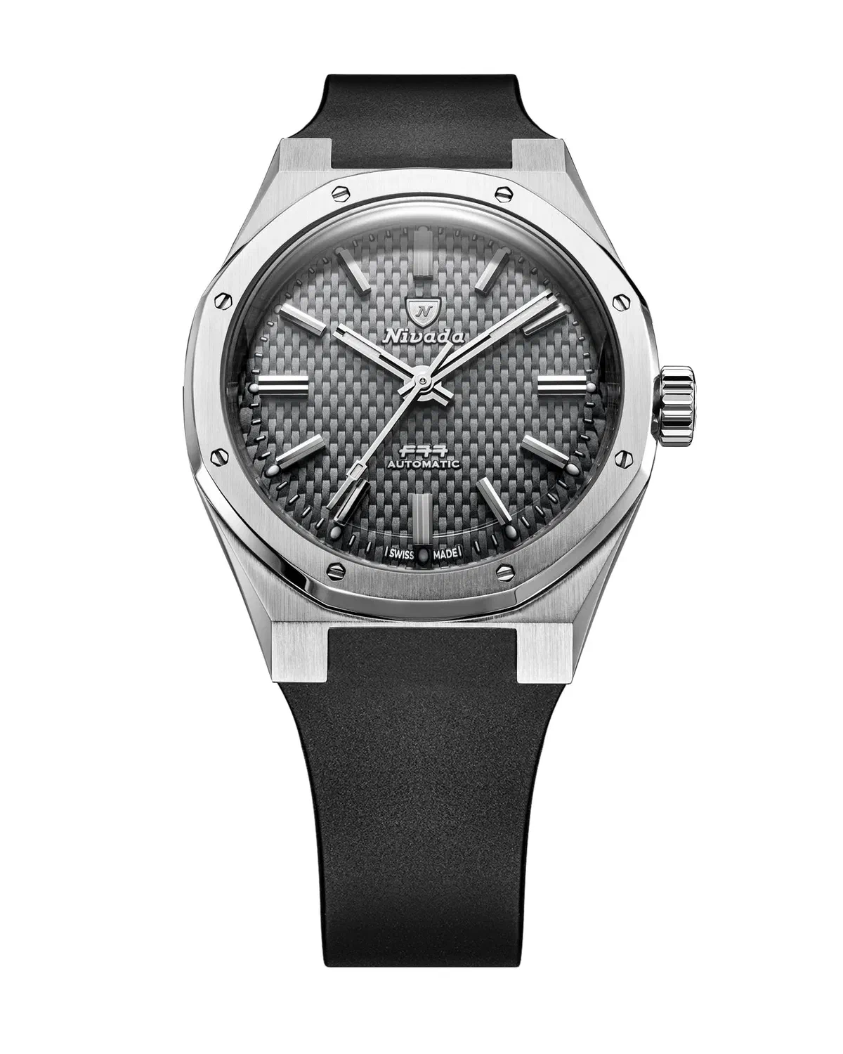 Nivada Grenchen F77 MKII Grey Tressed Dial